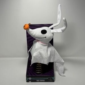 ZERO TREE TOPPER DISNEY NIGHTMARE BEFORE CHRISTMAS  10" NIB